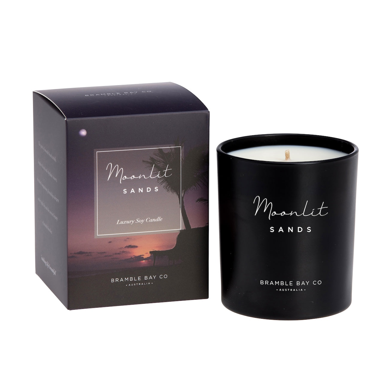 Moonlit Sands Ocean After Dark Candle