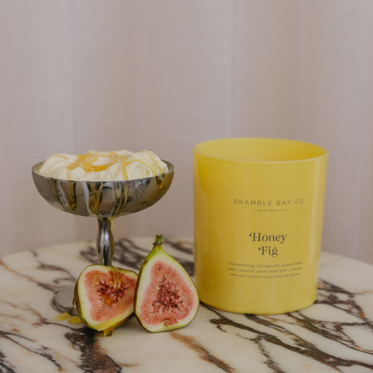 Gelato Honey Fig Soy Candle 300g