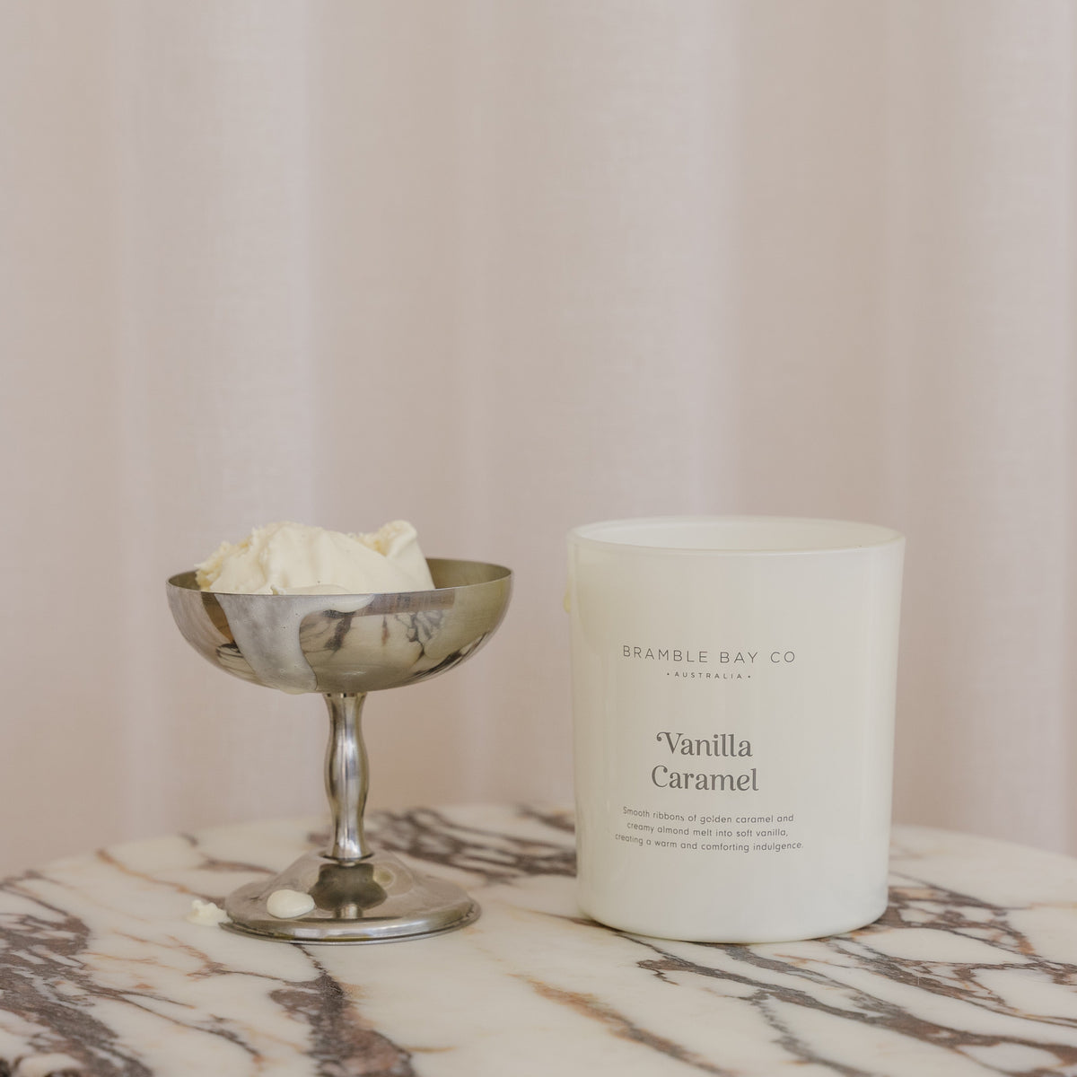 Gelato Vanilla Caramel Soy Candle 300g