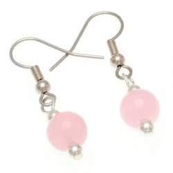 MCB Rose Quartz Earrings