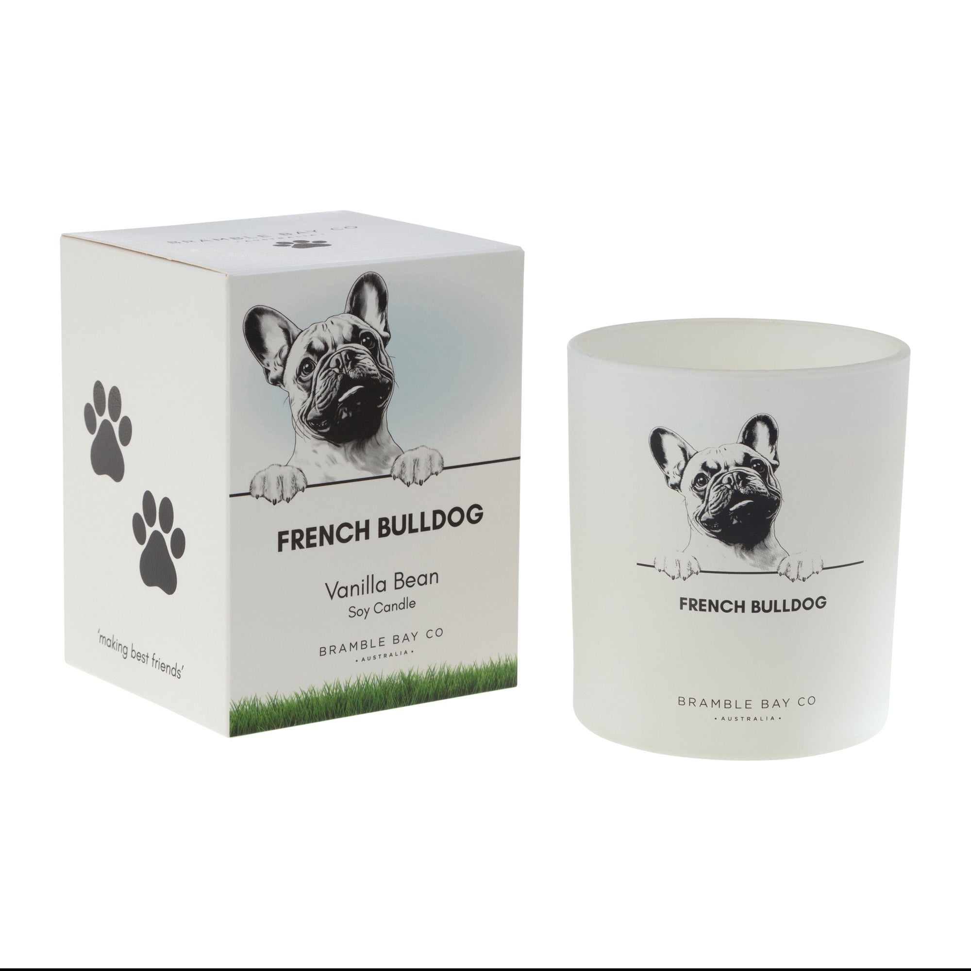 French Bulldog 300g Soy Candle