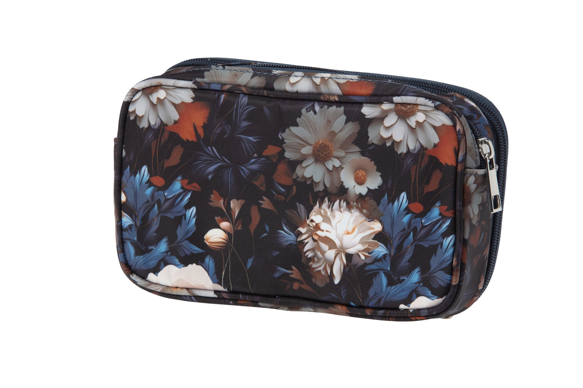 Vintage Floriade Pearl Rhapsody Makeup Cosmetic Bag