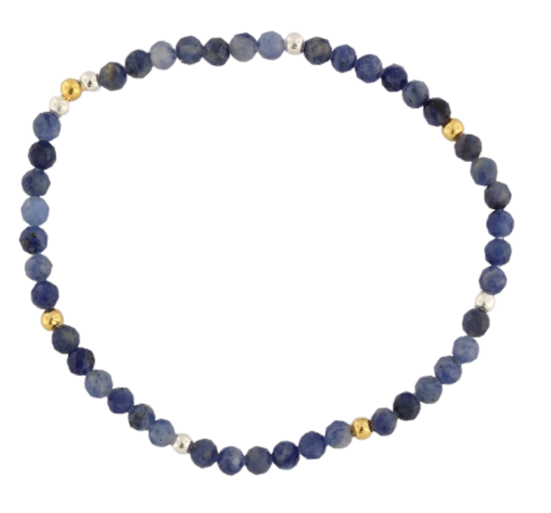 GEM-Bracelet - Sodalite Facet (4-4.5mm)