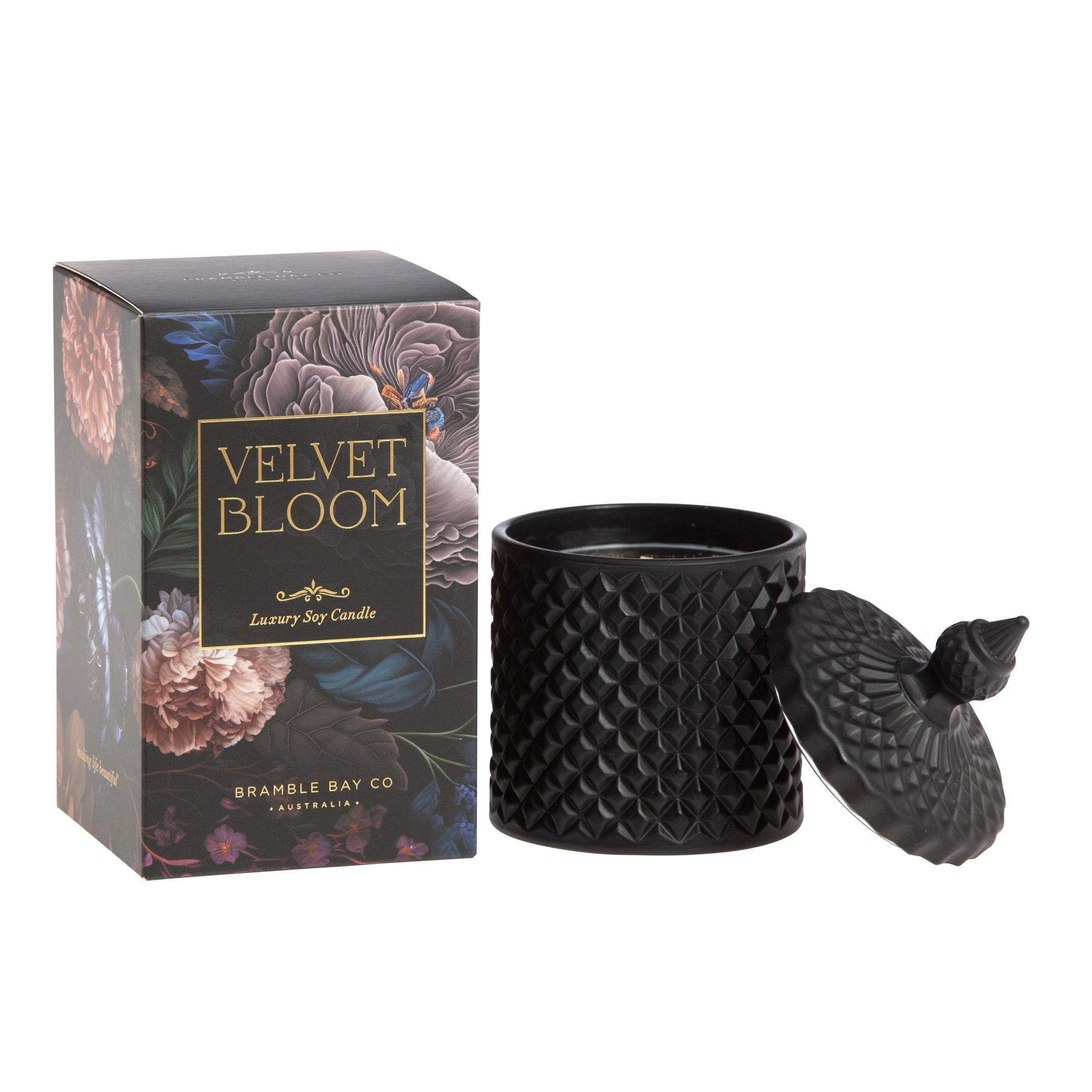 Vintage Floriade Velvet Bloom Candle