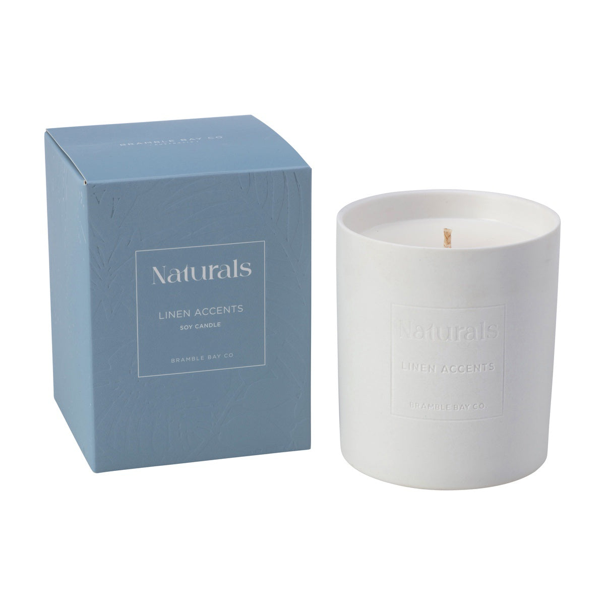 Naturals Linen Accents Candle