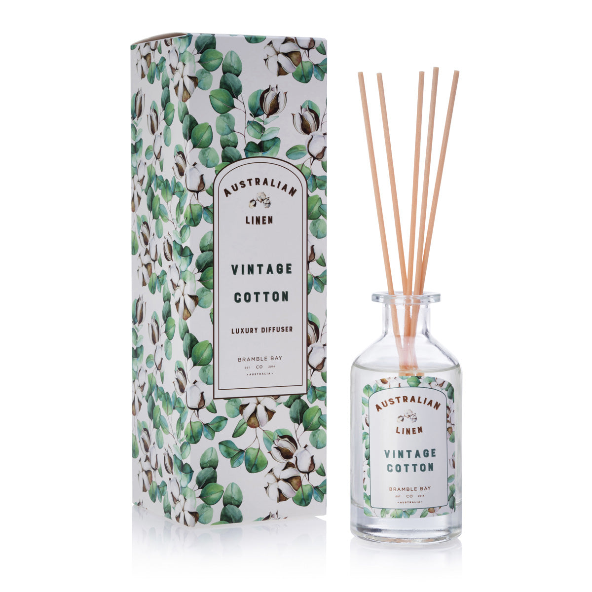 Australian Linen Vintage Cotton 180ml Diffuser