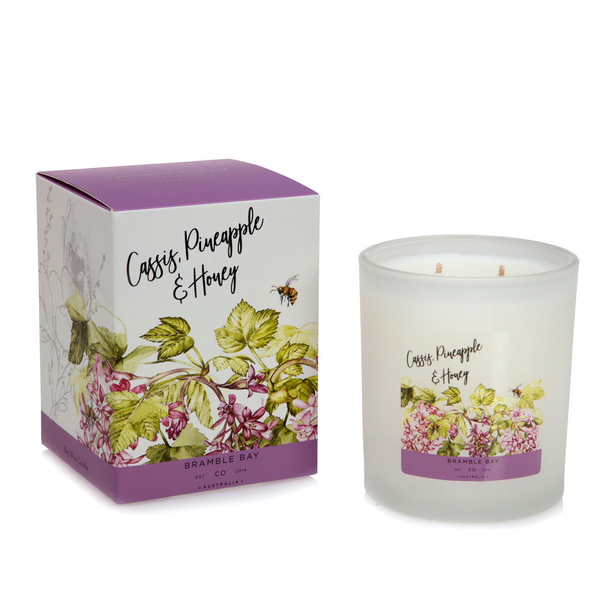 B&B Luxury Candle Cassis, Pineapple & Honey 300gm