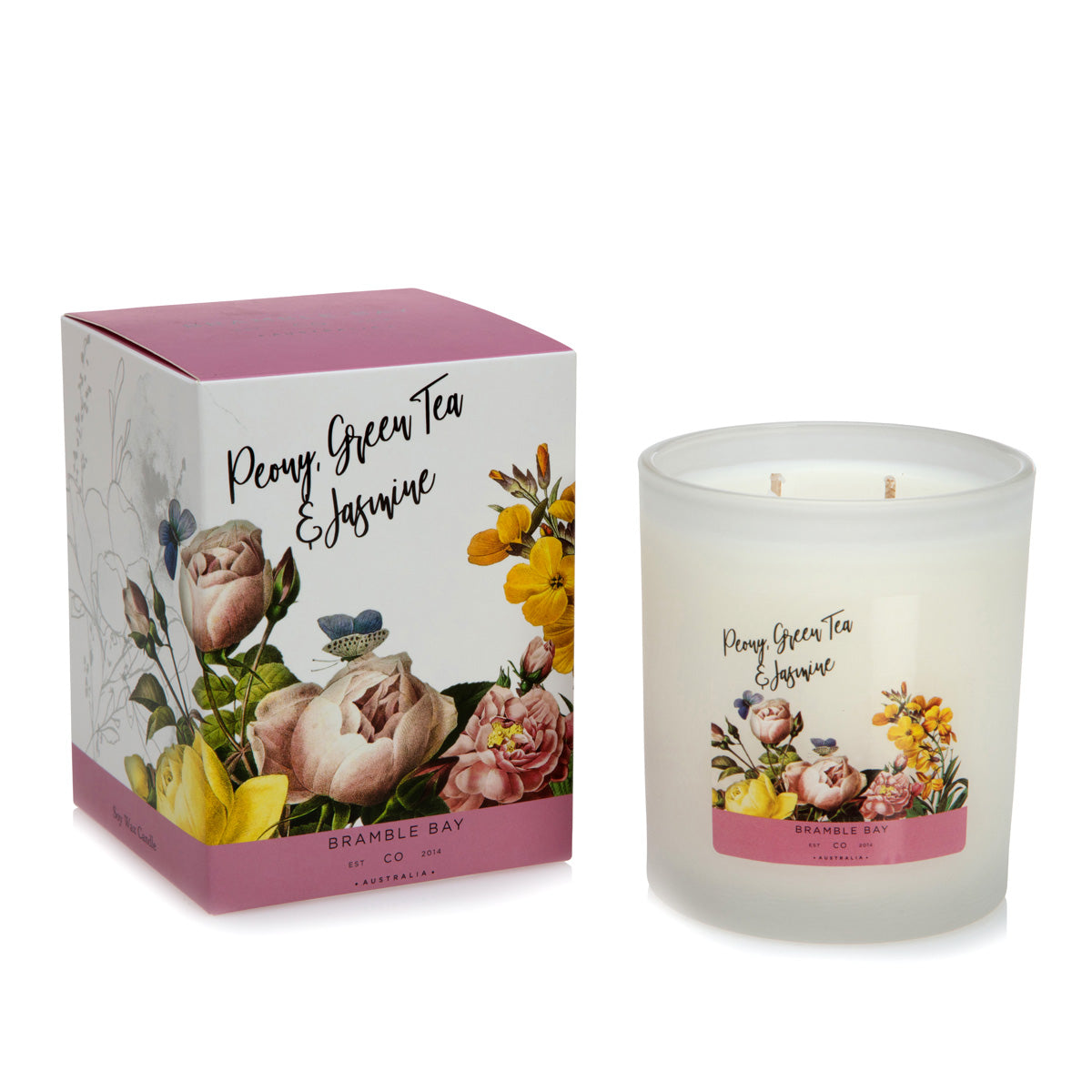 B&B Luxury Candle Peony, Green Tea and Jasmine 300gm