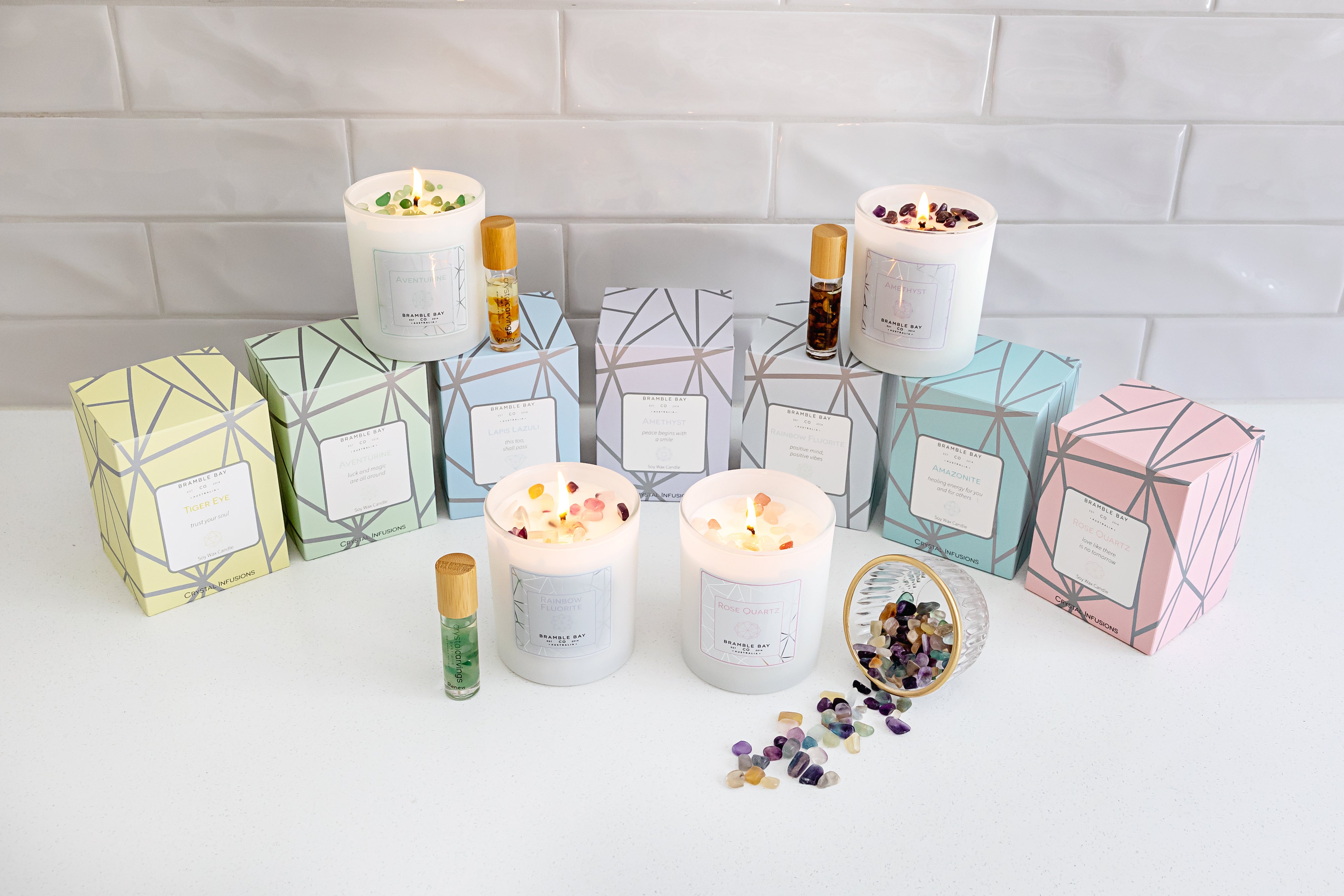 Crystal Infusions Candles