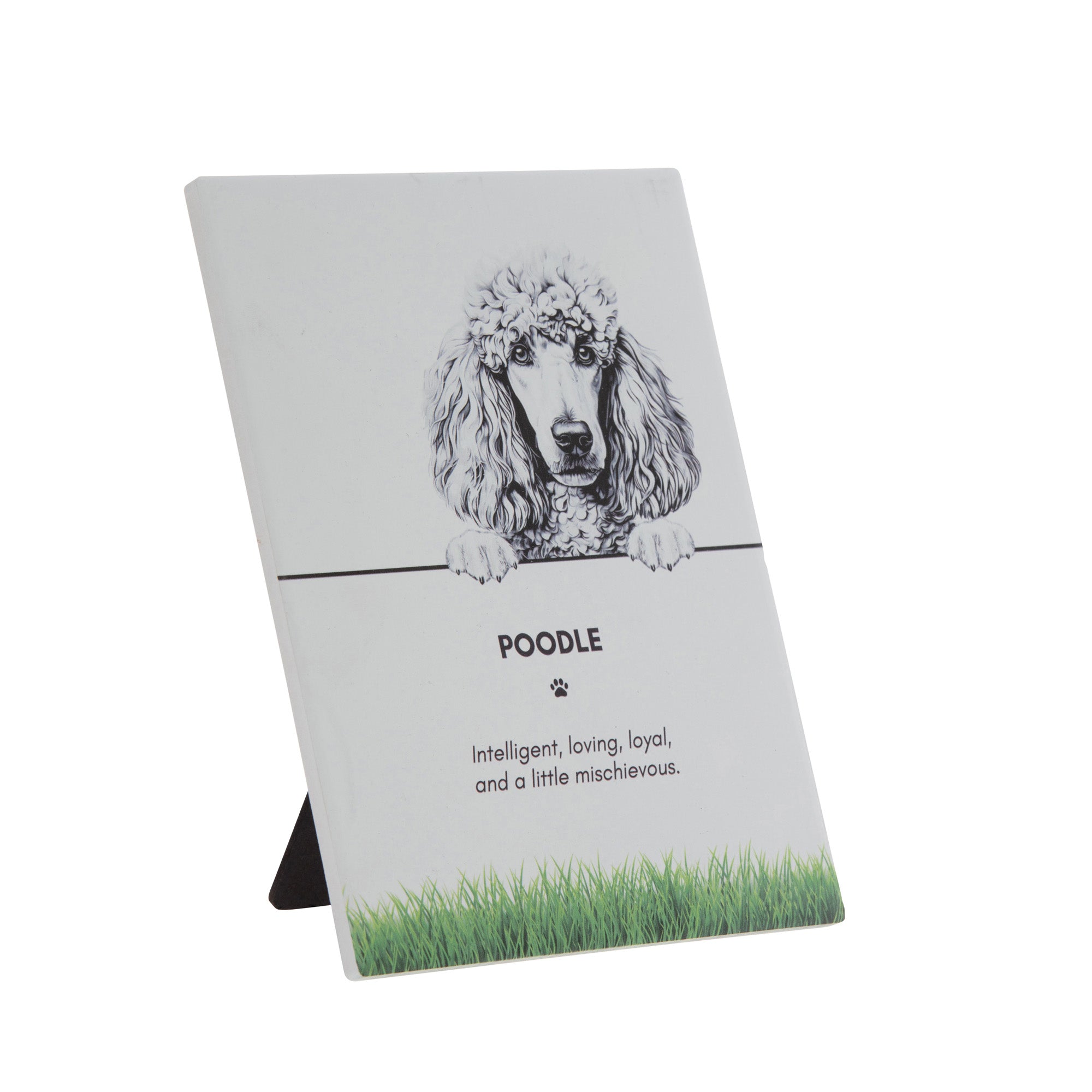PET PLAQUE - Poodle