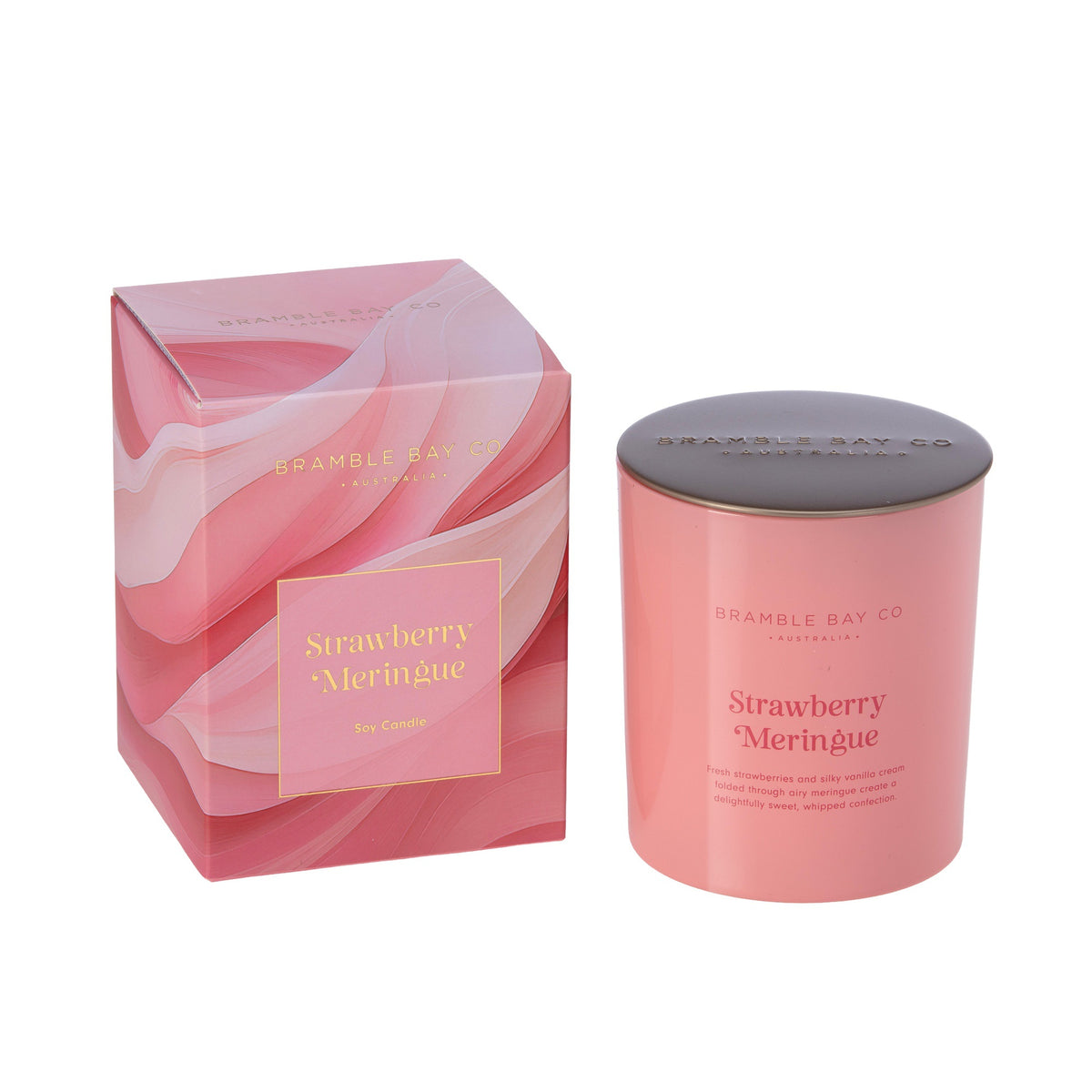Gelato Strawberry Meringue candle 300g