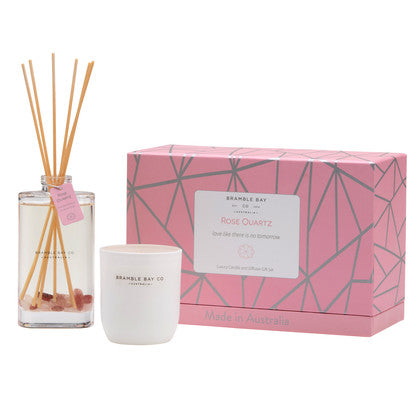 Crystal Infusions Rose Quartz Gift Set