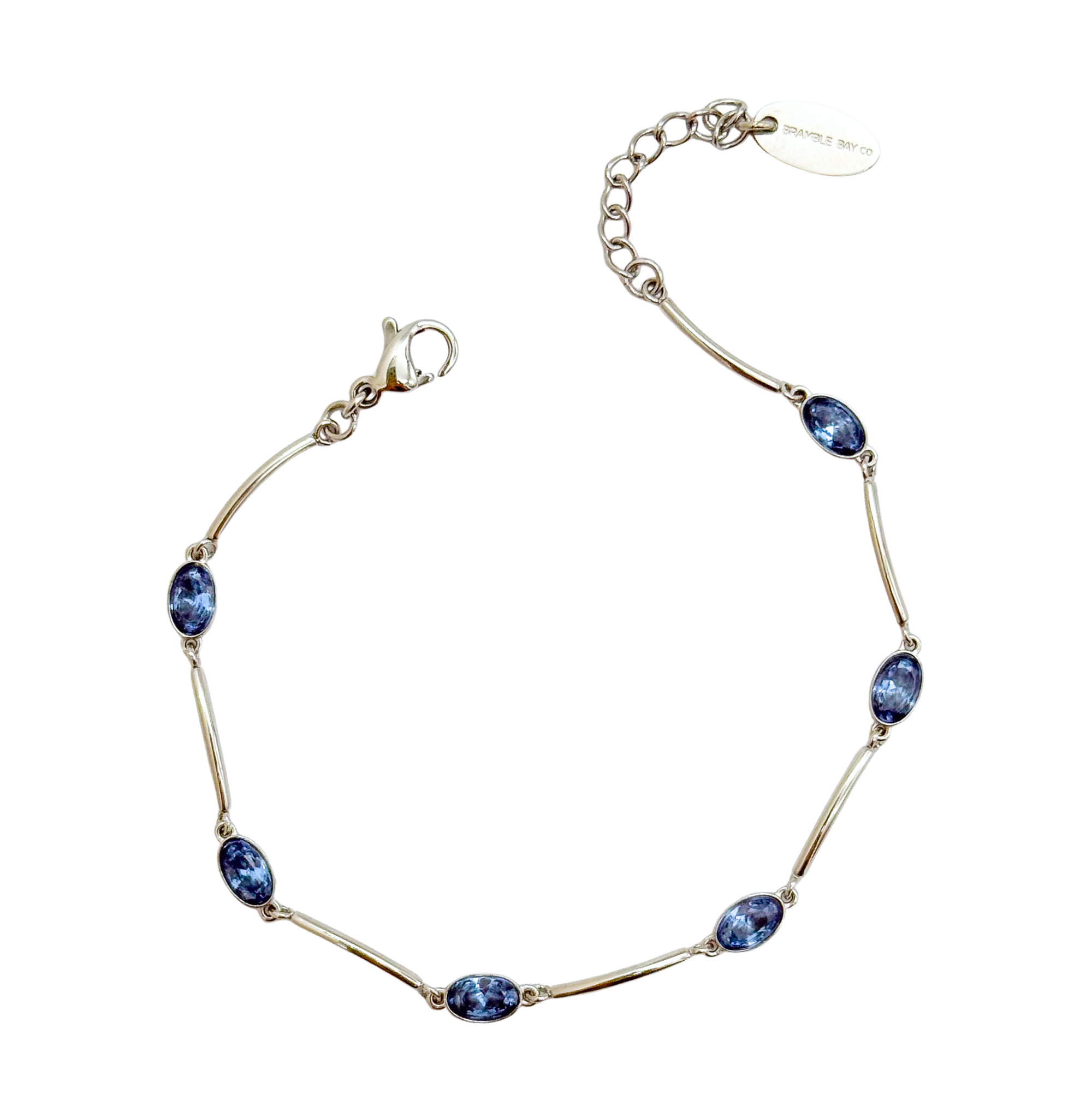 Bracelet Vogue - Blue Oval and Steel
