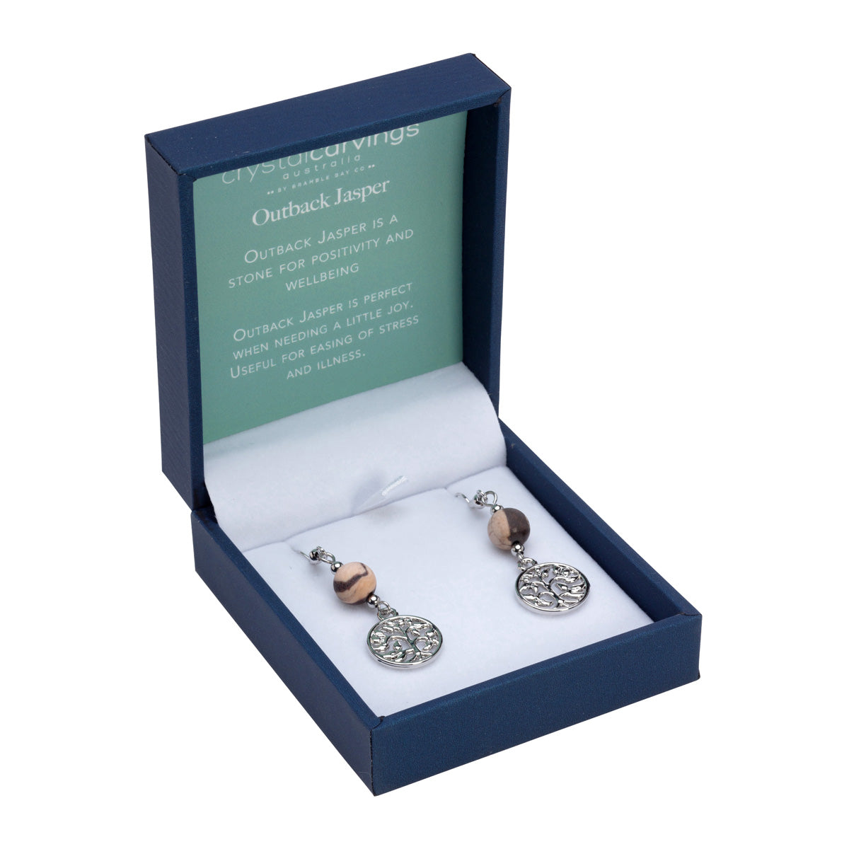 Outback Jasper Tree of Life Earrings