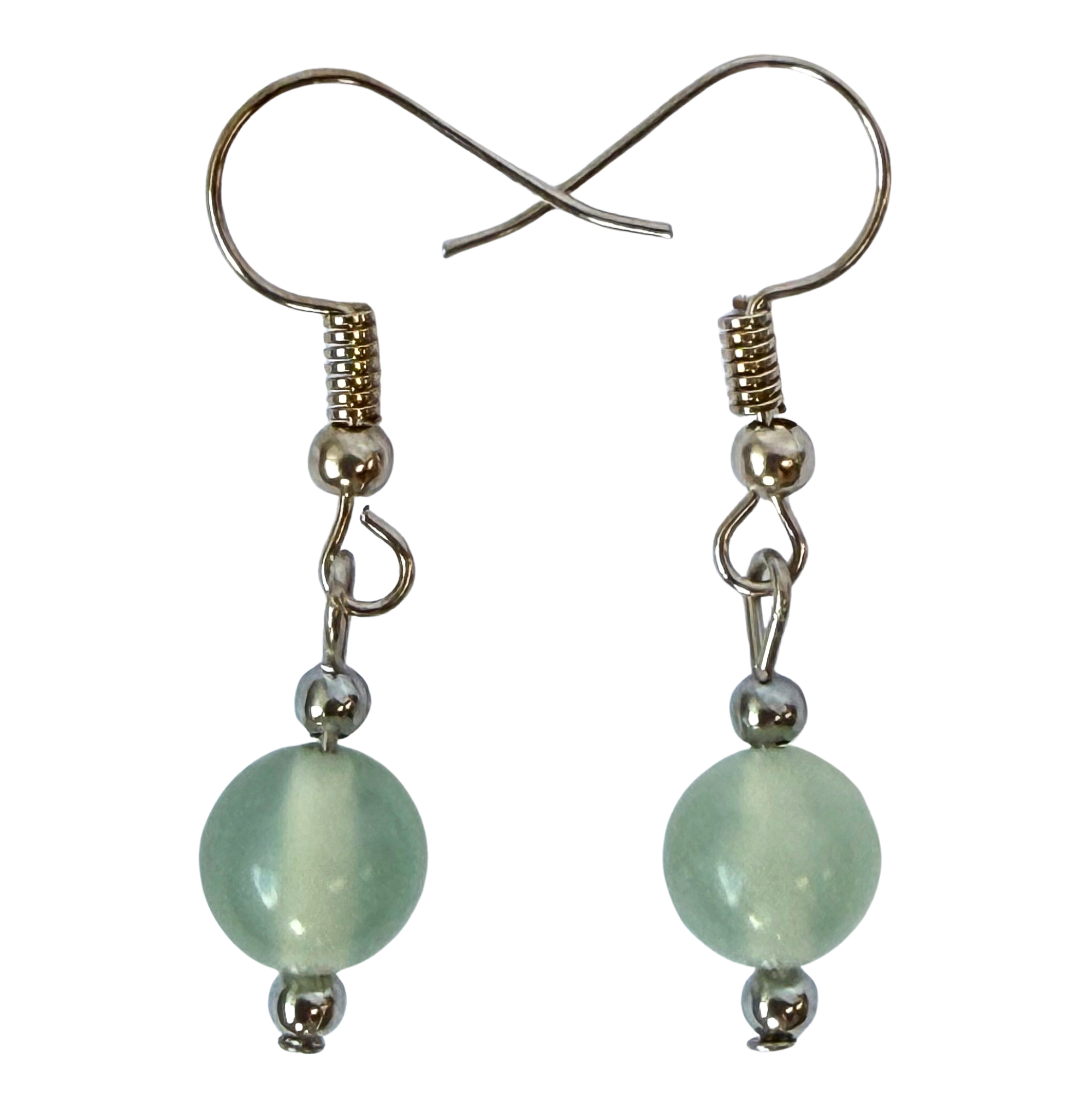 New Jade Bead Earrings