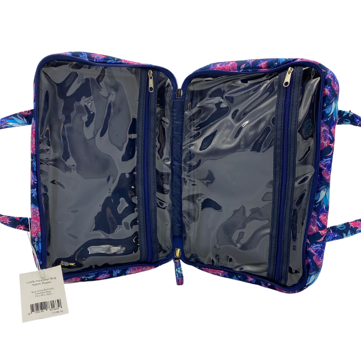 Magnolia Bifold Handle Cosmetic Bag