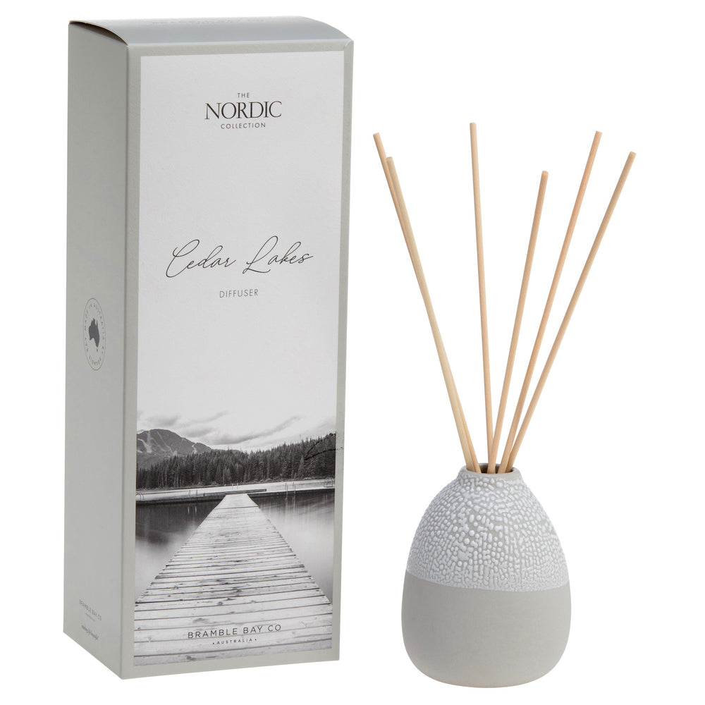 Nordic Cedar Lakes 180ml Reed Diffuser